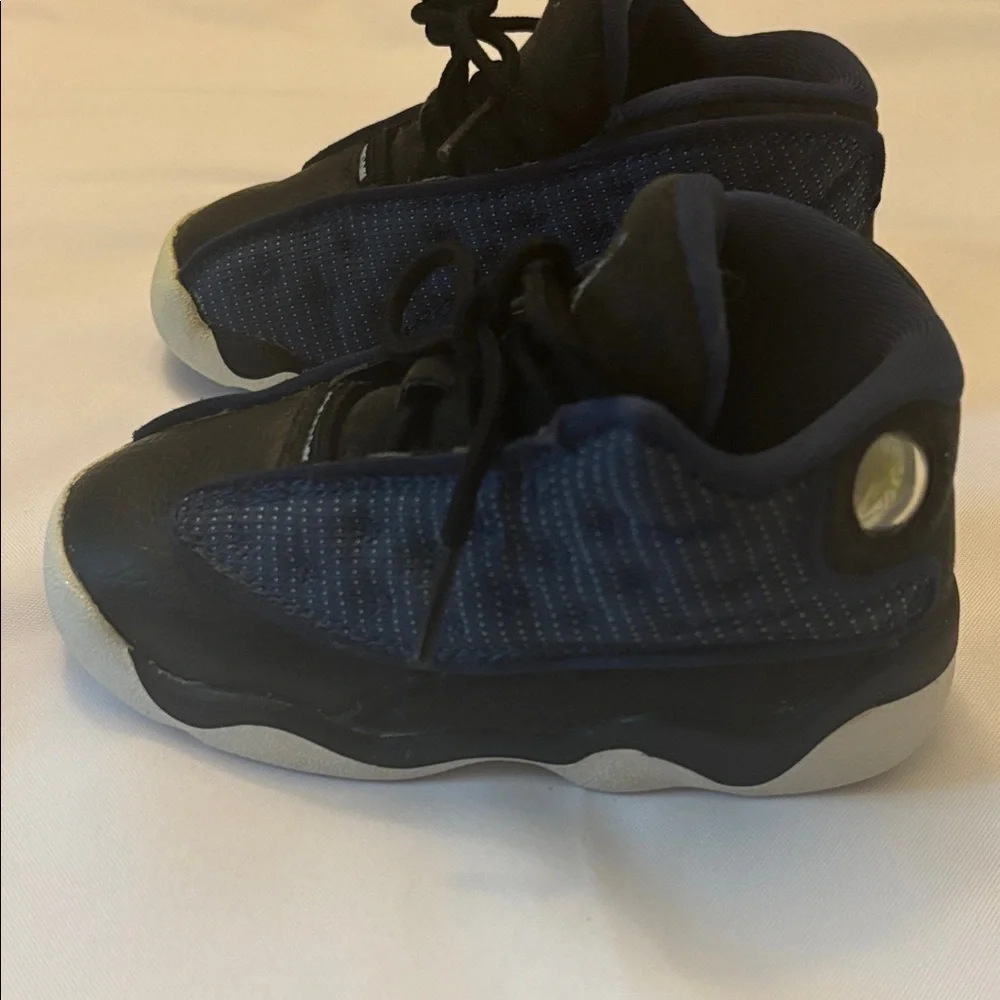 Jordan 12 Retro Sneakers Blue / Black / White Toddler Size 8C GUC
